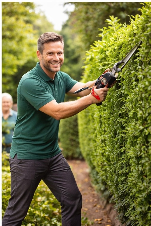 Alltagshilfe schneidet Hecke auch auch kleinere Baumschnitte übernehmen wir für Sie im Kreis Heinsberg.